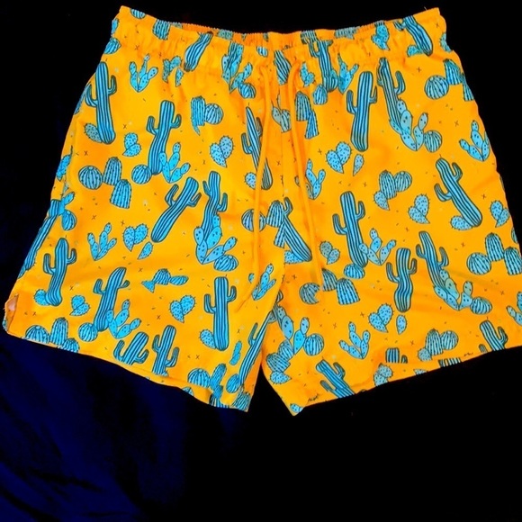 George | Swim | Mens Cactus Swim Trunks 